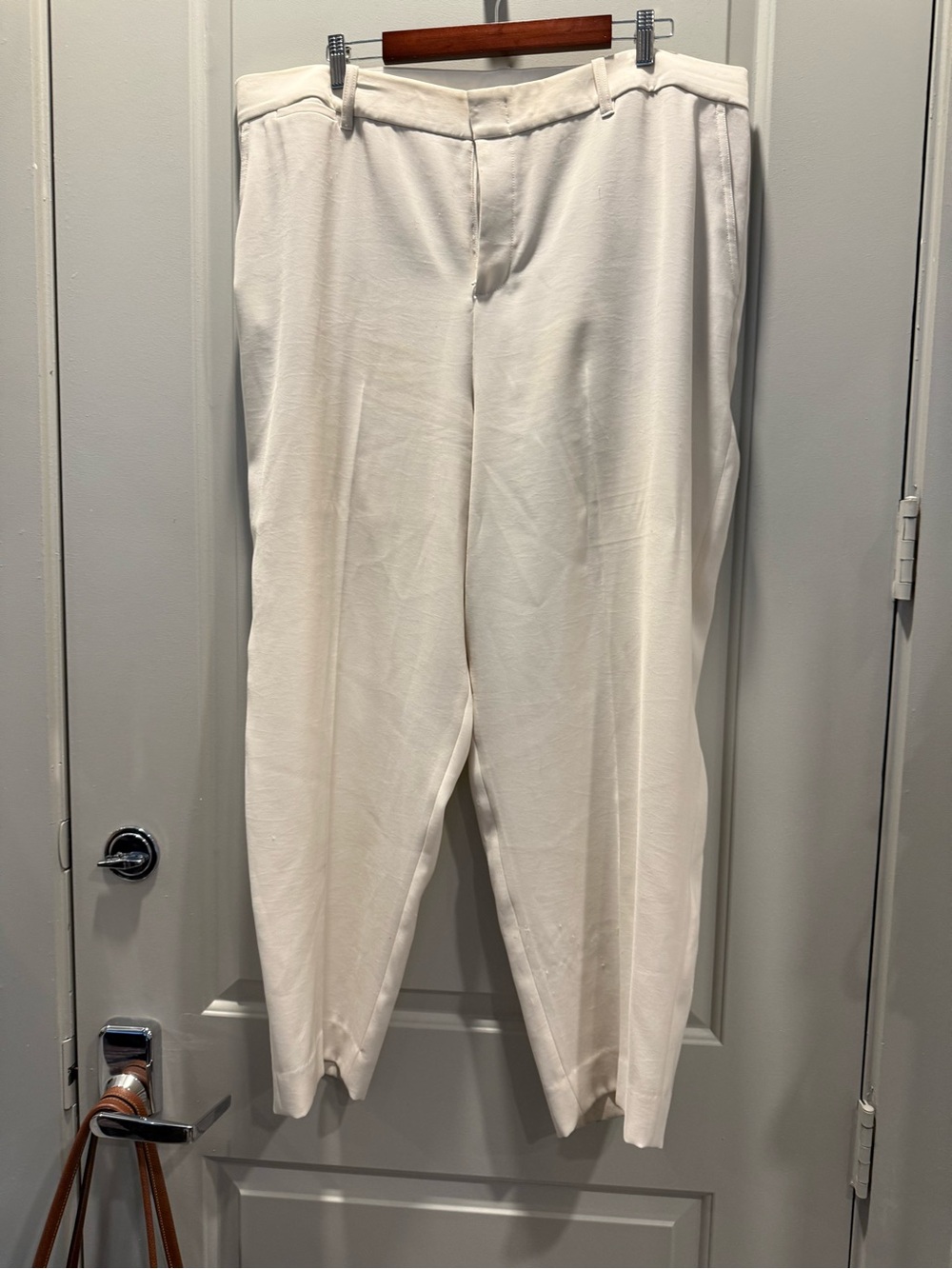 Vince Cream Wide-Leg Dress Pants Size 20